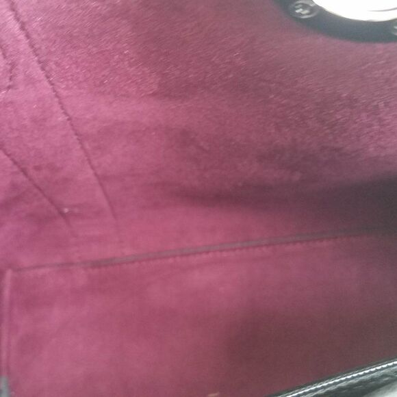 Gorgeous!  Cole Haan Grand Series Black Leather Handbag with Key Lock - Picture 10 of 15